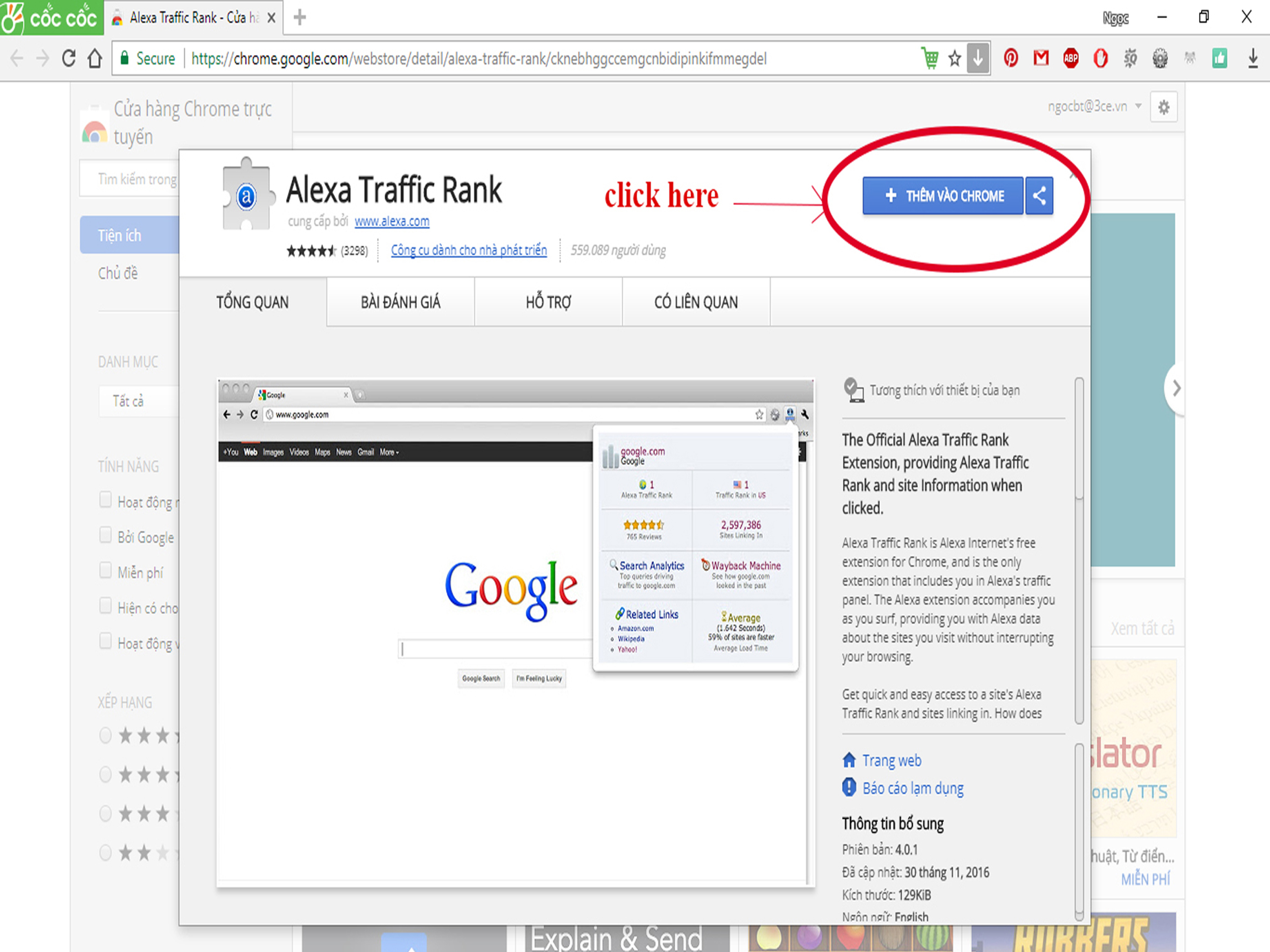 Hướng Dẫn Cài Đặt Alexa Toolbar Trên Trình Duyệt Web