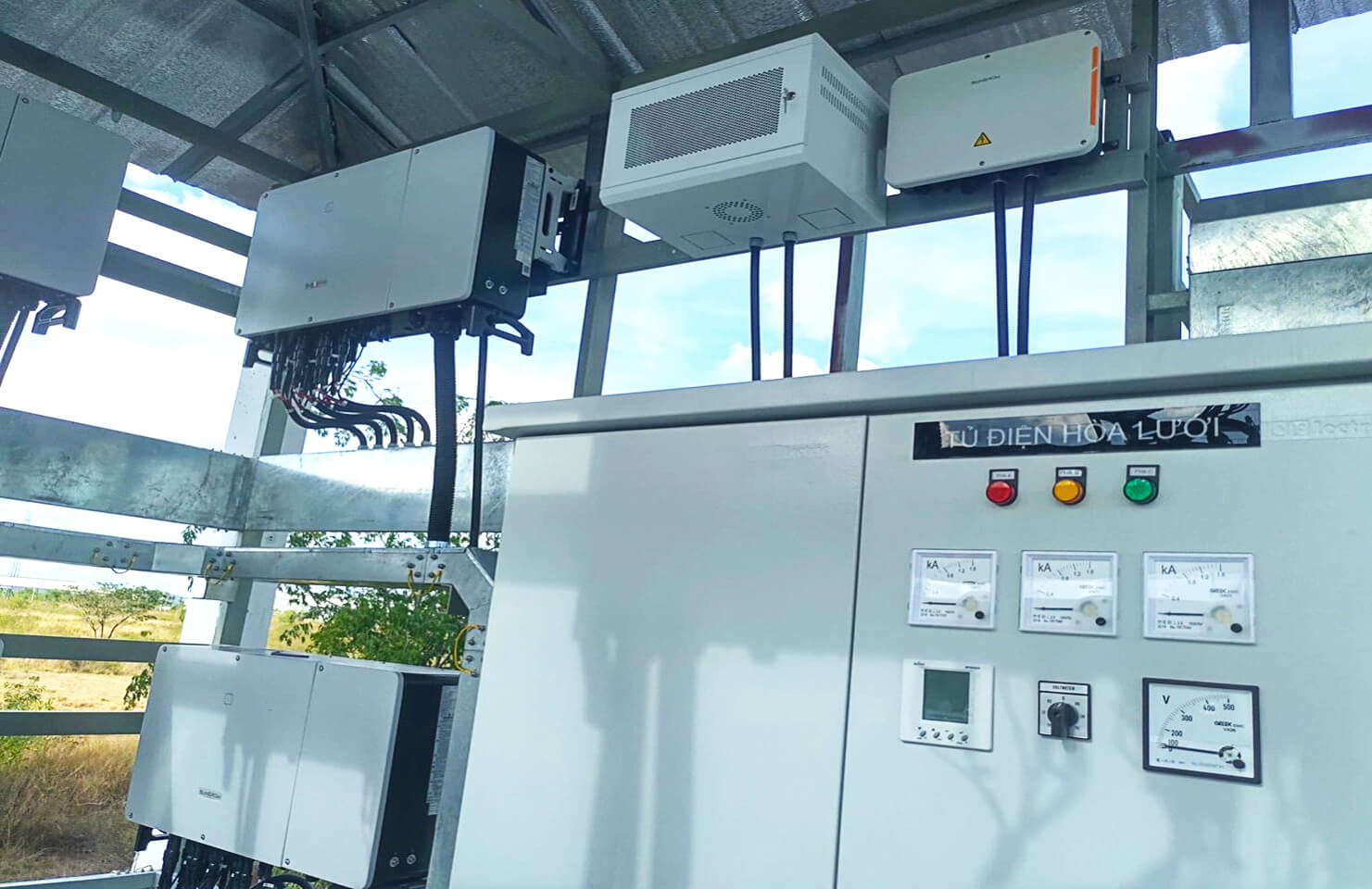 Cung cấp hệ thống tủ điện và thang máng cáp cho nhà máy SENDO