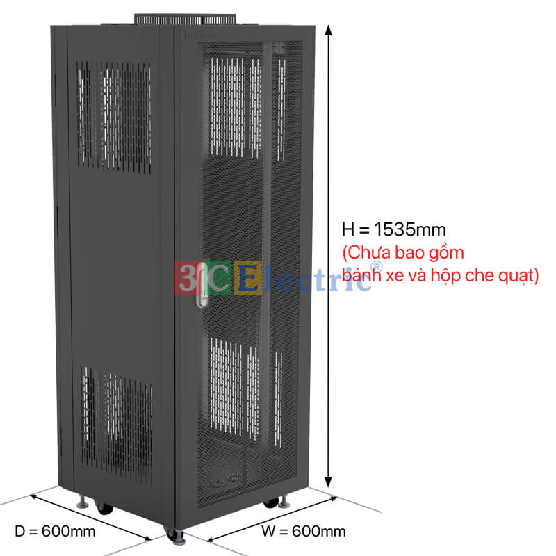 Tủ Rack 32U D600