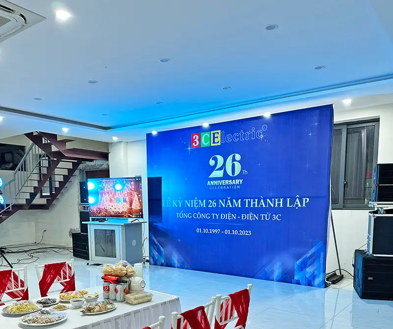 3CElectric sinh nhật 26 năm kỷ niệm 26 năm thành lập 3CElectric