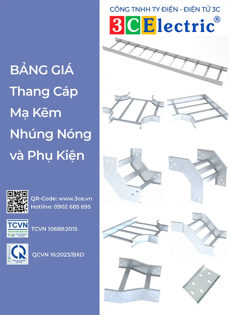 bảng giá thang cáp mạ kẽm nhúng nóng PDF